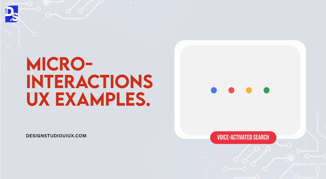 Micro Interaction Example 5 - Voice Activated Search